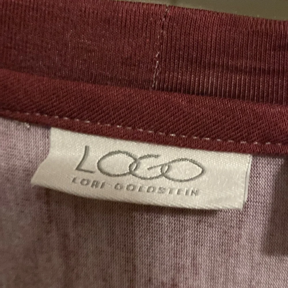 LOGO by Lori Goldstein Cardigan Womens L pockets button down Lagenlook